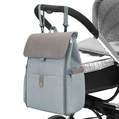 China New Design Water Resistant Mom Baby Backpack Multifunctional Diaper Bag Maternity Bag With Changing Pad for sale