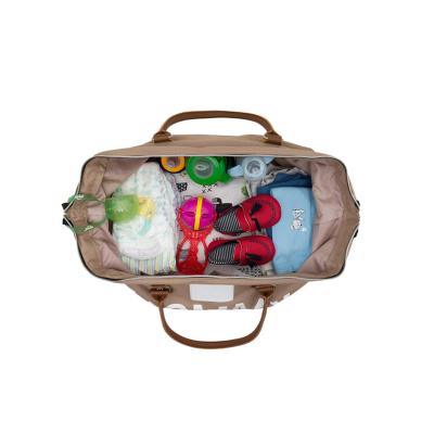 China Large Multi Function Durable High Quality Diaper Storage Mummy Bag Baby Diaper Packing Bag for sale