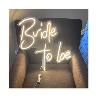 China Buildings Buildings 2023 Popular Custom Acrylic Neon Light Letter Led Signs Wedding Bride To Be Neon Sign For Wedding Party Decoration for sale