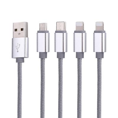 China Universal Charge All Material China Manufacturer Electronics Micro Usb 4 Type C In 1 Fast Charger Data Cable For Iphone for sale