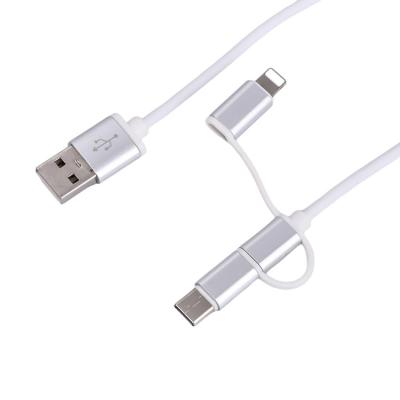 China Universal Charging All Electronic Equipment Hot seling 3 in 1 USB Charging Cable Multi Charging USB Charging Cable For iPhone Samsung for sale