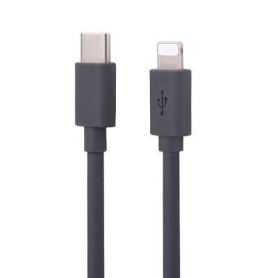 China Mobile Phone OEM Palladium Fast Charging Cable Type C To 8 Pin Charger Cable For Iphone for sale