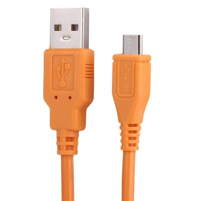 China For Android High Quality Direct Micro Orange PVC Color PVC Factory Charging USB Data Cable 1m Copper For Samsung Mobile Phones for sale