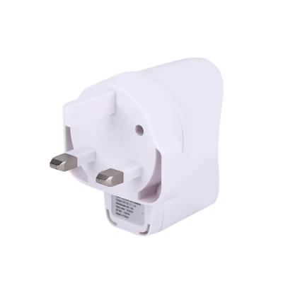 China 5v/1a/2a Portable UK Travel 3 Pin Plug Mobile Phone Socket Adapter Usb Wall Charger for sale