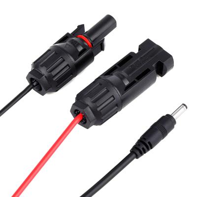 China Ffor 600v Small Electric Solar Power Appliances System Solar Power Cable DC 3.5*1.35 Connector Solar Extension Cable for sale