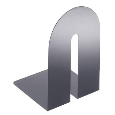 China Factory Hot Sales Metal Bookstop Black Heavy Duty Metal Bookends Bookend Holder Stand Book Clip For Decoration for sale