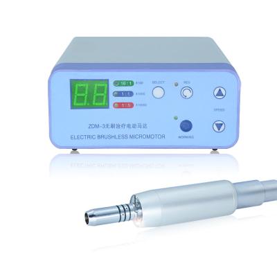 China Clinic LED dental electric micromotor portable system with internal brushless water jet clinical micromotor. for sale