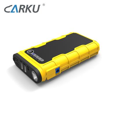 China CARKU Jumper Starter 12volt Smart Multifunction Jump Starter With Jumper Cable 171*87*31mm for sale