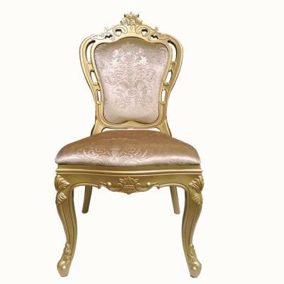 China Hotel Sinofur Chair Tending Sale Gold Resin Royal King Louis II Chair for sale