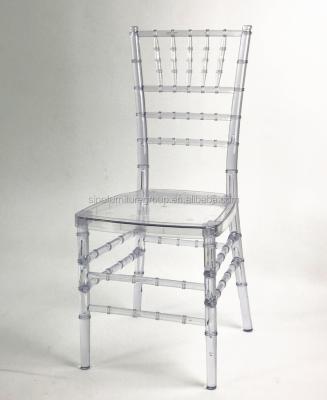 China Modern Ideal Wedding Furniture Plastic Acrylic Chair for sale