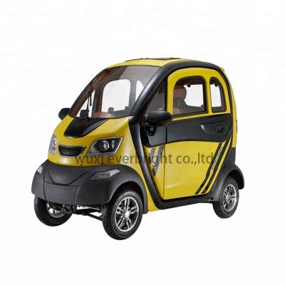 China new version cheap smart car 3 seats 4 wheels mini electric mobility scooter four wheel cars 4.00-10 for sale