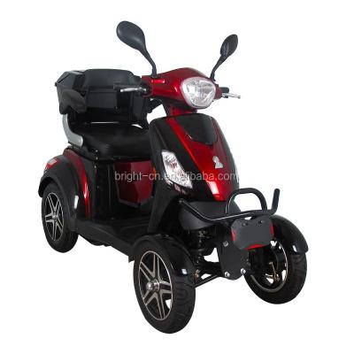 China Unisex EEC Certified 4 Wheel Automobile Bicycle Rear Cargo Electric Scooter for sale