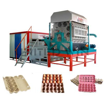 Cina Uovo a tamburo Tray Machine Pulp Molding Egg Tray Production Line in vendita