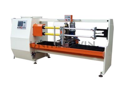 China Bopp Self Adhesive Tape Machine Manufacturers Single Knife Double Shaft Cutting Machine for sale