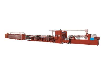 Cina Monofilamento 100r/Min Artificial Grass Production Line per pe/pp in vendita