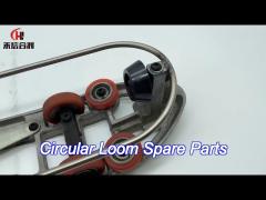 Circular Loom Spare Parts Lever Stand Set Roller Holder