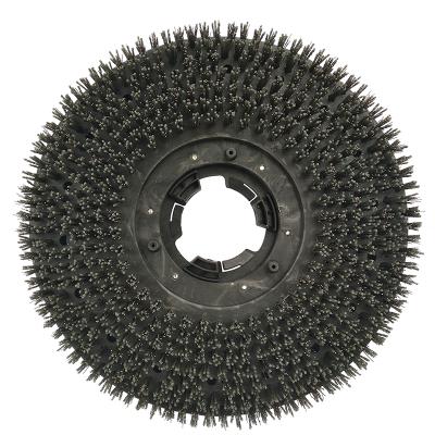 China Antique Surface For Slab 17inch 400mm Compound Brush Steel Wire Antique Brush Wheel For Floor Polishing Machine for sale