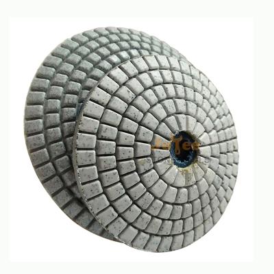 China 4inch D100mm Arc Grinding Polishing Convex Body Polishing Pads White Innards Abrasive Polishing Wheel for sale