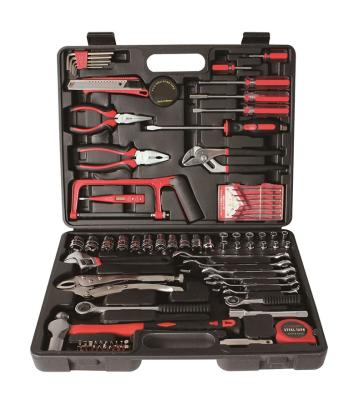 China Hot Sales Professional 82pcs Machine Maintenance Hand Repair Tool Kit Mechanic Tool Kit for sale