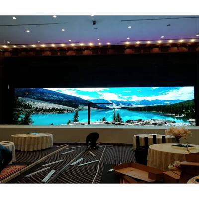 China Outdoor Rental Full Color P3.91 Video Curved Led Video Wall With Light Cabinet for sale