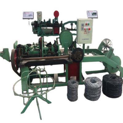 China Building Material Shops Barbed Wire Making Machinery , Making Traditional Twisted Barbs / Double Twisted Barbs for sale