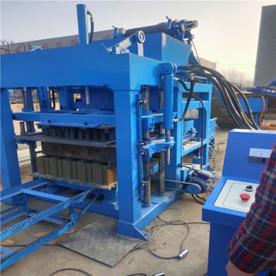 China Buliding Construction QT40-2 Manual Cavity Interlocking Concrete Slag Brick Making Machine Lowest Price Easy To Operation for sale