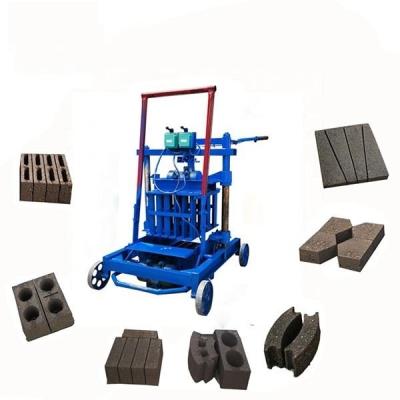 China Building Industry China Hydraulic Soil Cavity Cement Laying Concrete Block Brick Making Machine for sale