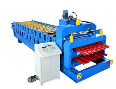 China Building Material Shops China High Quality Iron Sheet Making Machine Iron Sheet Tile e Roll Forming Machine for sale