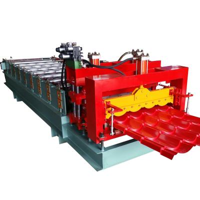 China Building Material Stores Corrugated Roofing Chinese Sheet Metal Maker Double Layer Roof Panel Roll Forming Machine for sale