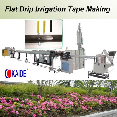 China Flat Drip Irrigation Pipe Making Machine 180m/min for sale