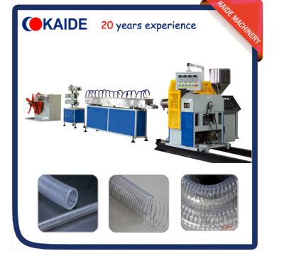 China PVC Steel Wire Reinforced Hose Production line/ PVC Steel Wire Hose Making Machine for sale