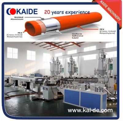 China Overlap welding PEX-AL-PEX/PE-AL-PE Composite Pipe Extrusion Machine for sale