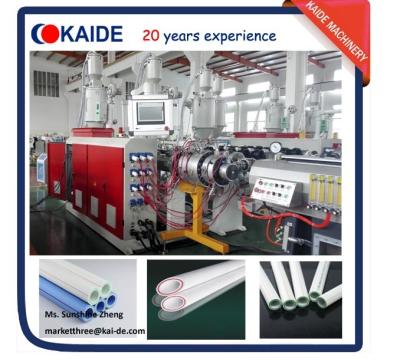 China plastic pipe prodution machine for PPR pipe making 20-110mm 3 layer for sale