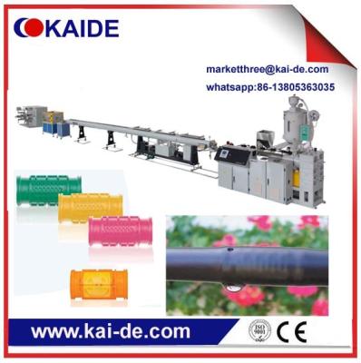 China plastic pipe making machine for Drip irrigation pipe/drip irrigation pipe production machinery supplier China for sale