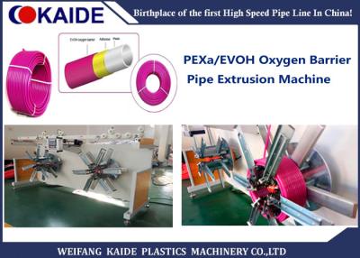 China PEXa EVOH Oxygen Barrier Pipe Extrusion Machine/EVOH Oxygen Barrier Layer Coating Machine KAIDE for sale