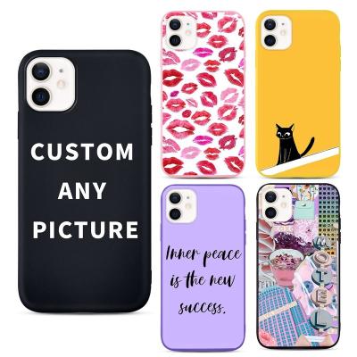 China Dropshipping shockproof printing logo custom mobile cell phone case back cover for iphone 11 12 13 14 pro max xr x 8 7 plus for sale