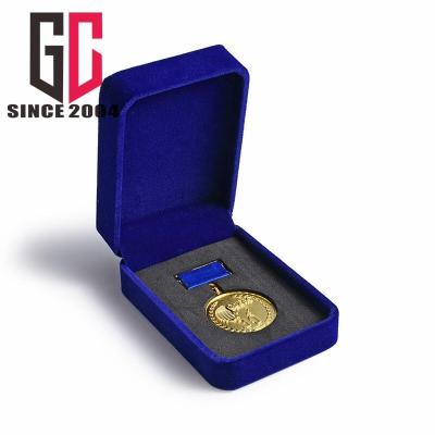 China Europe 15 Years Factory Custom Zinc Alloy Military Award Medal With Velet Box for sale