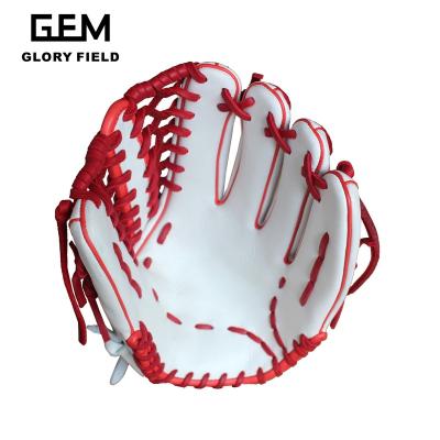 China Custom baseball glove usa steerhide cowhide glove 1MOQ leather fileding baseball glove for sale