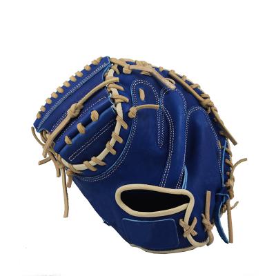 China Unisex Genuine Leather Custom Baseball Gloves / Adult Baseball Catcher Gloves Custom Manufacturers Durable for sale