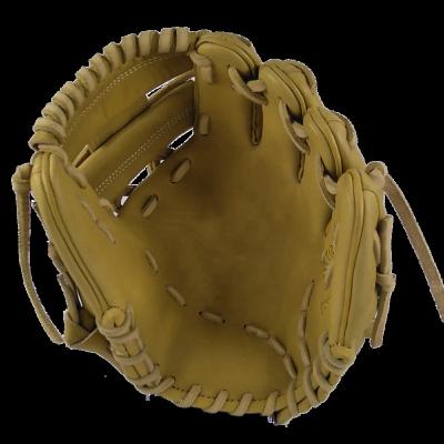 China Wholesale Custom Leather Refined Leather Youth Steerhide Baseball Glove Padded Leather Lace for sale