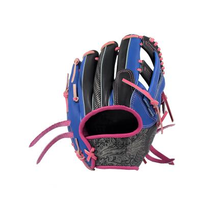 China Baseball Leather Custom Leather Sport Logo Glove Refined Right Adult for sale