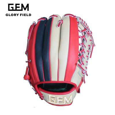 China Various Leather Leather And Colors With Competitive Price, Lots Of Open Styles With 3 Free Embroidery Logos Genuine Baseball Glove for sale