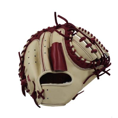 China Cowhide Leather Kip Baseball Gloves Refined Leather Custom for sale