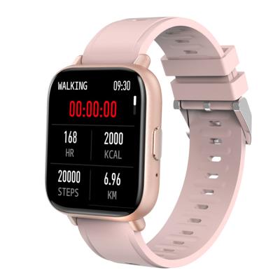 China Wifi 2021 Men Sport Blood Pressure Monitor 24H Health Women Care Cheap Android Touch Smart Watches for sale