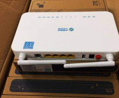 China FTTH FTTB FTTX Network ZTE ZXHN F673A V2 Wireless Router 4GE+1tel+ 2.4G 5GHz WIFI Dual Band English Version for sale