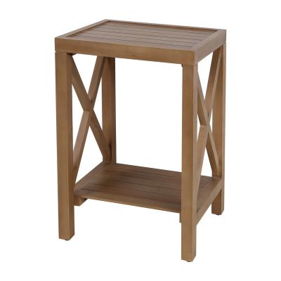 China Large Design Stable Wood Table Rectangle Table Side Table Living Room Base Furniture for sale