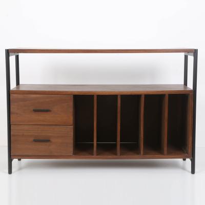 China New Mordern Open Storage Side Table With Drawer Bedroom Office Storage Sideboard Cabinet for sale