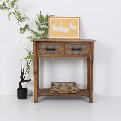 China Tile Design Dining Furniture Vintage Wood Storage Cabinet With Underframe Side Table Sideboard for sale