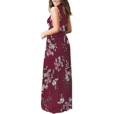 China Breathable xxxxl 3xl women plus size clothing oversized long maxi dress for women for sale