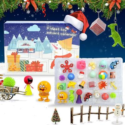 China Christmas Ornament Amazon Sale 2021 Busty Person Hot Toy Christmas Blind Box Christmas Advent Calendar Countdown Gift Box Set of Busty Person Toy for sale